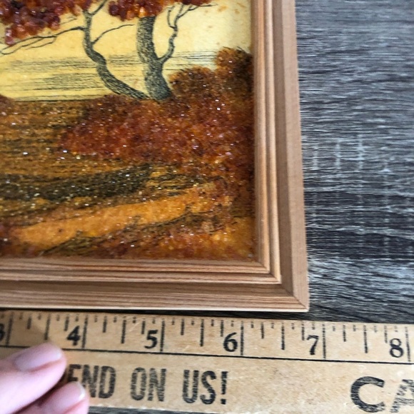 Vtg Baltic Amber Tree Art Framed - Picture 8 of 11